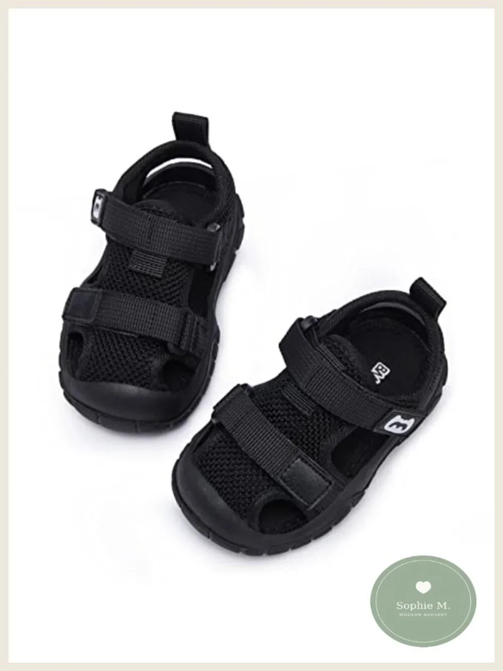 Baby First Walking Sandals Non-Slip Closed Toe Toddler Boys Girls Summer